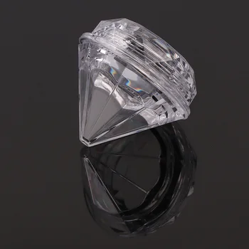 10Pcs/set Plastového Priehľadného Diamond Krém Box Prenosný Cestovné Krém Fľaša Ženy Šperky Skladovanie DIY Crystal Korálky Boxy
