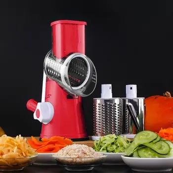 3-in-1 Cutter Mandoline Vrtuľník, Kuchynské Príslušenstvo, Nástroje, Ručné Rotačné Vegatable Ovocie Slicer Gadget Shredder Potravín Cooki
