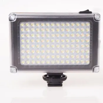 96 LED video svetlo prenosné selfie vyplniť svetla reflektorov s hotshoe pre smartphone, mobilný telefón, fotoaparát.