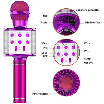 Kapacitný Bezdrôtové Bluetooth Reproduktor s Svetlo Integrované Premennej Zvuk Mikrofón