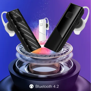 Bezdrôtový Bluetooth 4.2 Slúchadlá Slúchadlá Jeden Headset s Mikrofónom pre iPhone Xiao Huawei DJA99