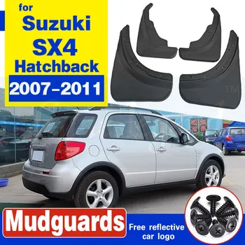 Auto Blato Klapky Pre Suzuki SX4 2007-2011 Hatchback & Crossover Mudflaps Splash Stráže Blato Klapka Blatníky 2008 2009 2010 2011 2012