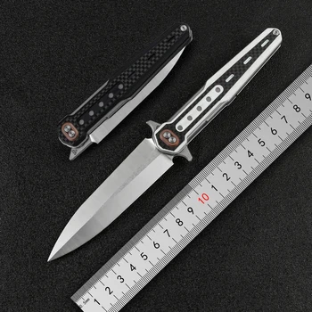 DICORIA NOC DG12 skladací nôž 440C čepeľ G10 rukoväť taktické camping Fréza vreckové nože vonkajšie Prežitie nože výchovy k DEMOKRATICKÉMU občianstvu Nástroje