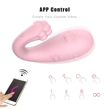OLO Vibrátor APLIKÁCIU Bluetooth Dospelých Hry Bezdrôtové Diaľkové ovládanie 8 Frekvencia G-spot Masáž Silikónové Sexuálne Hračky pre Ženy