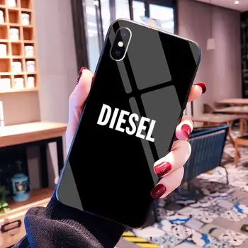 Krajina Dievčatá Diesel Logo DIY Luxusný Telefón Prípade Tvrdeného Skla Pre iPhone 11 Pro XR XS MAX 8 X 7 6 6 Plus SE 2020 prípade