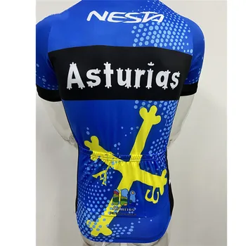 Asturias auta lete cyklistika dres vyhovovali Mužov krátky rukáv cyklistický dres súpravy wielerkleding trajes ciclismo invierno ciclyng mtb nastaviť