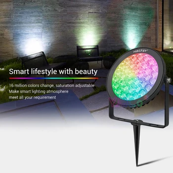 Miboxer 15W RGB+SCS Smart LED Záhradné Svetlo FUTC03 AC100~240V IP65 Vodeodolný led Vonkajšie svietidlo Záhradné Osvetlenie
