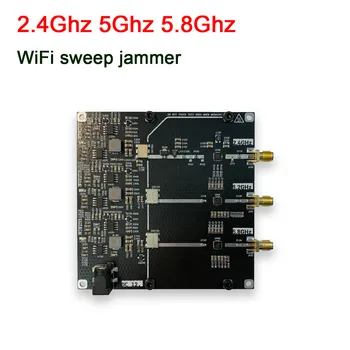 2.4 G 5G 5.8 G frekvencia WiFi prehnala jammer Shielder 2,4 Ghz, 5 ghz 5.8 Ghz WiFi signál Tienený ANTÉNNY zosilňovač F Bluetooth rušenie