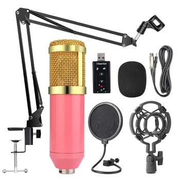 Bm800 Profesionálne Zavesenie Mikrofónu Súpravy Štúdio Live Stream Vysielania Nahrávanie Kondenzátora Súprava Mikrofónu