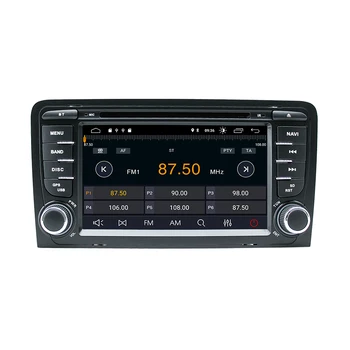 Auto Multimediálny Prehrávač 2 Din Android 10 GPS Vedúci oddelenia Pre Audi A3 8P/A3 8P1 3-dverový Hatchback/S3 RS3 Sportback DVD Rádio IPS DSP