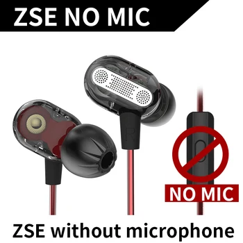 KZ ZSE Dynamické Dual Ovládač Slúchadlo V Uchu Slúchadlá Audio Monitor Slúchadlá Hluku Izolácia HiFi Hudby ZSNPRO ZS10PRO ZSX ZST E10
