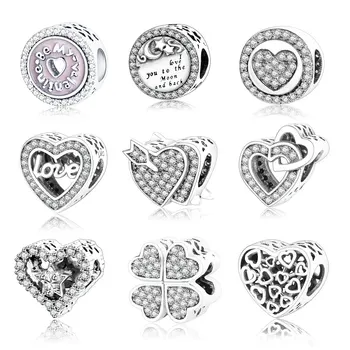 Fit Pôvodné Jemné Kúzlo Náramok Be My Valentine 925 Sterling Silver Perličiek DIY Šperky Čo 2018 Valentine Darček Berloque