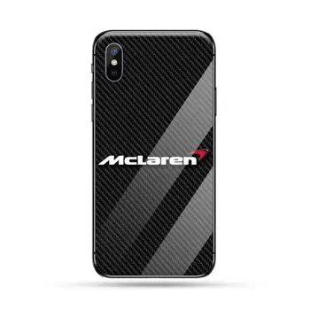 Cool McLaren auto Soft Telefón Prípade, Kryt Kalené sklo Pre iphone 5C 6 6 7 8 plus X XS XR 11 PRO MAX