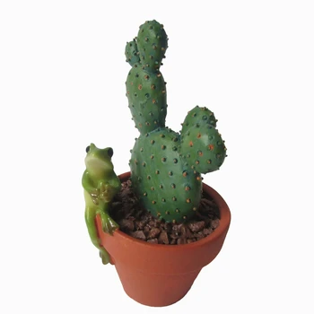 Každodenné Kolekciu Kreatívne Zelená Kaktus Bonsai Záhrada Dekor Krásne Figúrky Zvierat Domov Zelená Rastlina Simulácia Ozdoby