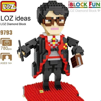 Nové LOZ Bloky Charakter Anime Kúzelník Film Akčný Obrázok Blok Montáž Plastových Hračiek Vzdelávacie Diamond mini Blok Tehla 9793