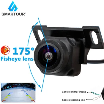 Smartour 1296*1080P Nepremokavé HD 175 Stupňa Fisheye Objektív hviezdne svetlo Nočné Videnie Auto Reverse parkovacia Kamera Parkovacia Kamera