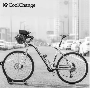 CoolChange Bicykli Vak Outdoor Vodeodolného Nylonu Predné Trubice Taška Na Riadidlá Bike Veľkú Kapacitu, Športové Košík, Taška Na Riadidlá