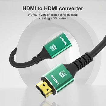HDMI Predlžovací Kábel 8K HDMI 2.1 Extender Mužov a Žien pre Nintendo Prepínač Xbox 360 PS5 TV Stick Blu Ray Prehrávač Chromecast PC