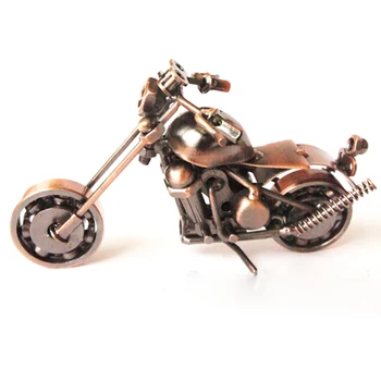 Kreatívne Ručné Motocykel Model Hračky Kovový Model Motorky Hračka Pre Mužov Darček Domova H99F