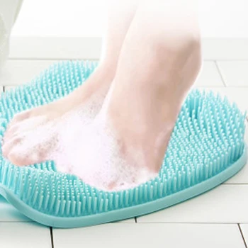 Nohy Masážny Vankúš PVC Non-slip Sprcha Nohy Práčky Cleaner Masér S Prísavky A jemná Exfoliácia Akupresúra Mat