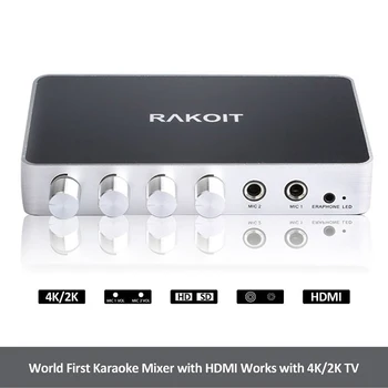 4K --H DMI Karaoke Mixér Telefón Android Set-Top Box Smart Karaoke Stroj TV Set Karaoke