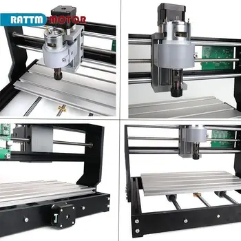 CNC 3018 Pro GRBL Ovládanie 3 Os DIY Mini Stroj Pcb Pvc Laserové Rytie Stroj na Frézovanie Dreva Router