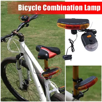 Cyklistické Svetlo Vodotesné Zadné zadné Svetlo Zase Signálneho Svetla 7 super jasné LED Horský Bicykel, jazda na bicykli Svetlo Bezpečnostné Výstražné Svetlo