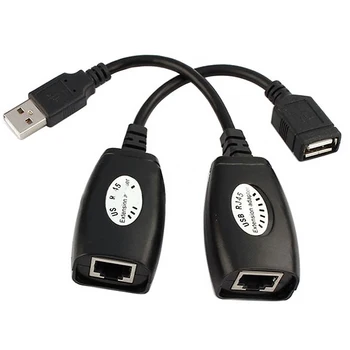 USB, RJ45 Príslušenstvo Profesionálne LAN Predĺženie Ethernet Office Adaptér Extender Sieťový Kábel Cez Opakovač Nastaviť Cat5e/6 Domov