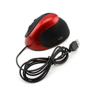 CHYI Vertikálne Káblové Usb Kábel Počítačovej Myši 3d Ergonomická Optická 6 Tlačidiel PC Masue Červená Čierna Fialová 1600 DPI Myš Pre Notebook
