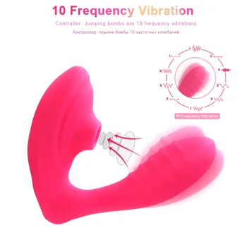 10 Rýchlosť Sania Vibrátor Ústne Stimulátor Klitorisu Pošvy Masáž Bulík sexuálnu Hračku pre Ženy, dobre sa nosí Nohavičky Erotický Sex Produkty