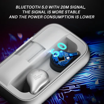 TFZ X1 TWS Bluetooth Slúchadlá, TWS Bezdrôtové Slúchadlá S Mikrofónom 100 + Hodín 2200mAh Plnenie Políčko pre Všetky Inteligentné telefóny