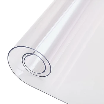 Transparentné Nepremokavé Obrus PVC obrus Pevné Vzor Olej-Dôkaz Obrus Sklo, Mäkkou Tkaninou 1.0 mm Stôl Mat Pokrytie