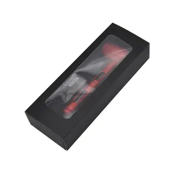 124mm Hliníkovej Zliatiny Vonkajší Kryt Skla fajkárstva s Filtrom Čistý Odnímateľný Bambusu-tvarované Dizajn Kovovej Rúrky, Rúrky Darčekovej krabičke