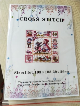 GG RS bavlna self-zodpovedajúce cross stitch Cross stitch RS bavlna prichádza s č výtlačky Č vytlačí Dve srdcia Kúzlo Kniha