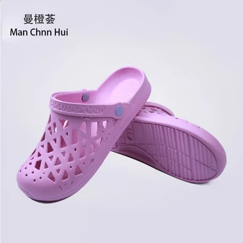 Zdravotné topánky nemocnice papuče dreváky pre ženy lekár ošetrovateľskej príslušenstvo protišmykových EVA Topánky