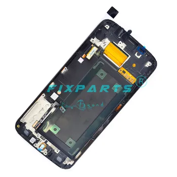 5.1 Pre Samsung Galaxy S6 Okraj LCD G925 G925F SM-G925F Displej Dotykový Displej Digitalizátorom. s montážou rámu Pre SAMSUNG S6 Okraj LCD
