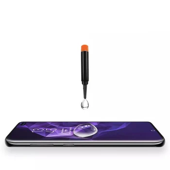 UV Plný Lepidlo Screen Protector Samsung S8 S9 Plus Note9 Tvrdeného Skla Úplné Pokrytie UV Svetlo Kvapalina pre S10e, Galaxy s rezacím zariadením S10 Plus