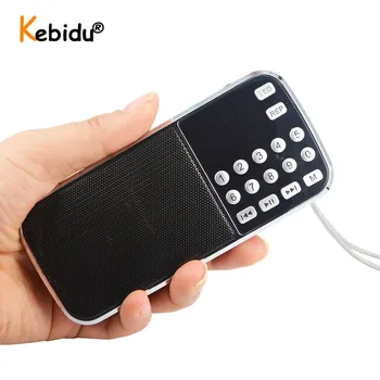 Kebidu L-088 Hi-Fi, Mini Reproduktorov MP3 Audio Prehrávač, Baterka Zosilňovač Podpora FM Rádio Micro SD TF Karty Prenosný Reproduktor