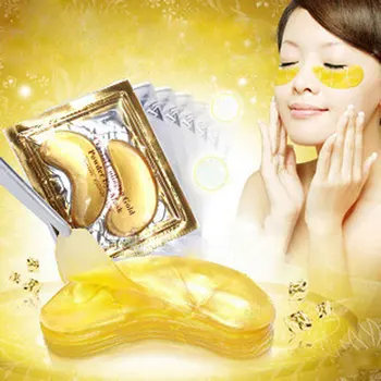 10pair Krásy Gold Crystal Kolagénová Očná Maska Hotsale Očné Škvrny Hydratačný Očná Maska Anti-Aging Starostlivosť o Pleť, pleťové Masky Očný Krém