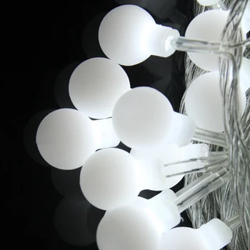 10M 100 LED Svete String Svetla Teplá Biela Guľa Víla Svetlo pre Strany Vianoce Svadba Nový Rok Indoor&outdoor / vonkajšie Dekorácie
