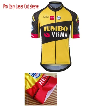 2021 pro team žltá Jumbo visma laserom rezané putá cyklistika dres maillot priedušná MTB rýchle suché cyklistické oblečenie Ropa ciclismo len