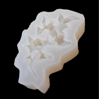 Transparentné silikónové Živice formy ruže kvet formy DIY crystal epoxidové dekorácie silikónové formy