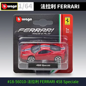 Bburago 1:64 Ferrari 488GTB Y zliatiny modely, model Auta, Hračky kolekcie darček