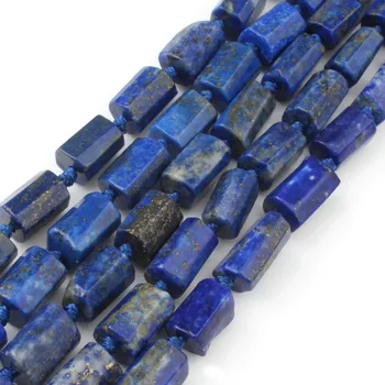 8x11 mm Prírodné Lapis Lazuli Valcový Tvar Kameňa Korálky Pre Šperky, Takže Príslušenstvo DIY Náramok, Náhrdelník 7.5 palcový Strand