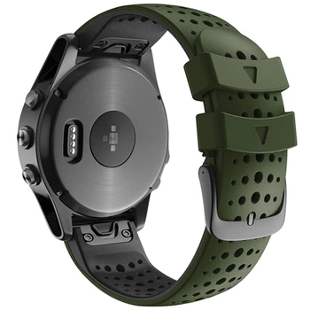 22 MM Silikónové Quickfit Watchband Popruh pre Garmin Fenix 6 6 Pro Sledovať Easyfit potítka Popruh Pre Fenix 5 5Plus 935 945 Hodinky