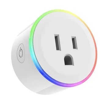 WiFi Prepínač Mini Zástrčky Bezdrôtové Diaľkové Ovládanie Zásuvky s Časovač,Stmievač Osvetlenia LED, Smart Home Kompatibilný so Alexa Google