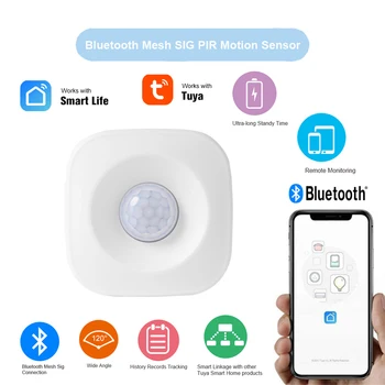 Tuya Smart Home Security Alert System WIFI/Bluetooth Oka SIG PIR Snímač Pohybu, Pasívne Infračervené Alarm Detektor proti Vlámaniu