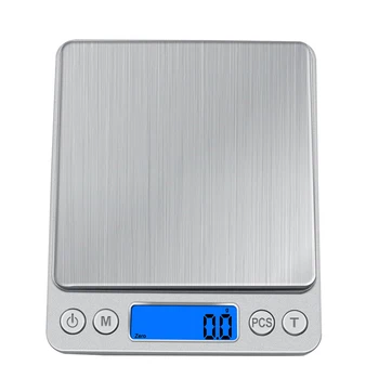 0.01 g 0,1 g Presnosť LCD Digitálne Váhy 500 g 1 kg 2 kg 3 kg Mini Elektronické Gramov Hmotnosti Balance Tea Rozsahu Kuchynské Váhy