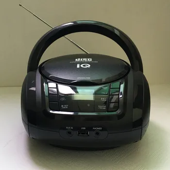 Prenosný Reproduktor CD Prehrávač Boombox s Bluetooth, FM Rádio, Aux Slúchadlá LCD Displej, CD Prehrávač