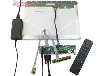 Yqwsyxl Držiak pre LP141WX3 B154EW02 LTN141AT03 TV+HDMI+VGA+AV+USB, LCD, LED displej Regulátora Vodič Doska